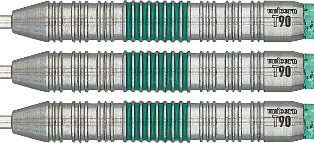 Unicorn Core XL T90 Dartpijlen - 3 Stuks - Groen 90%