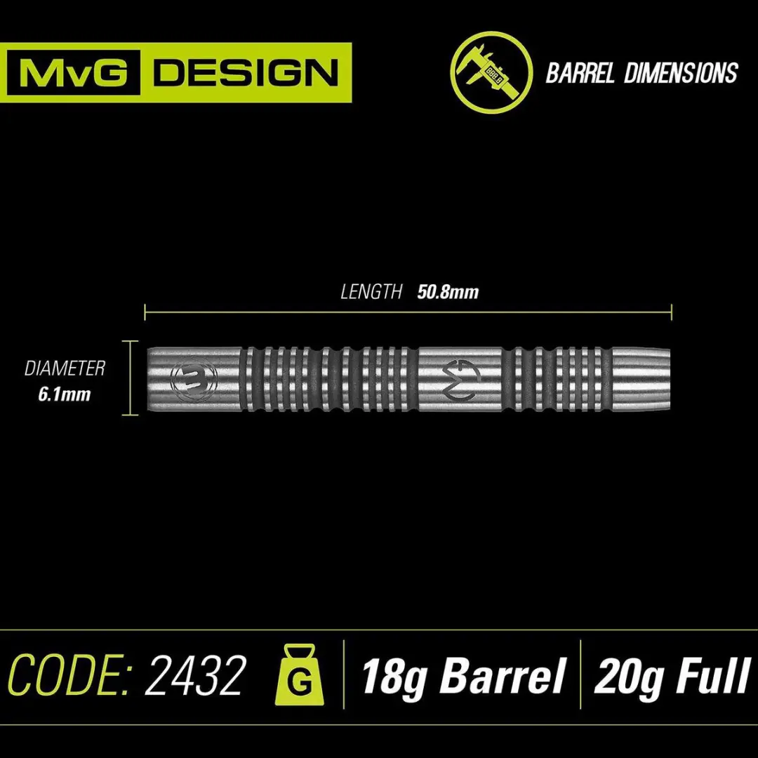 Winmau Michael van Gerwen Authentic Soft Tip Darts 3 Stuks