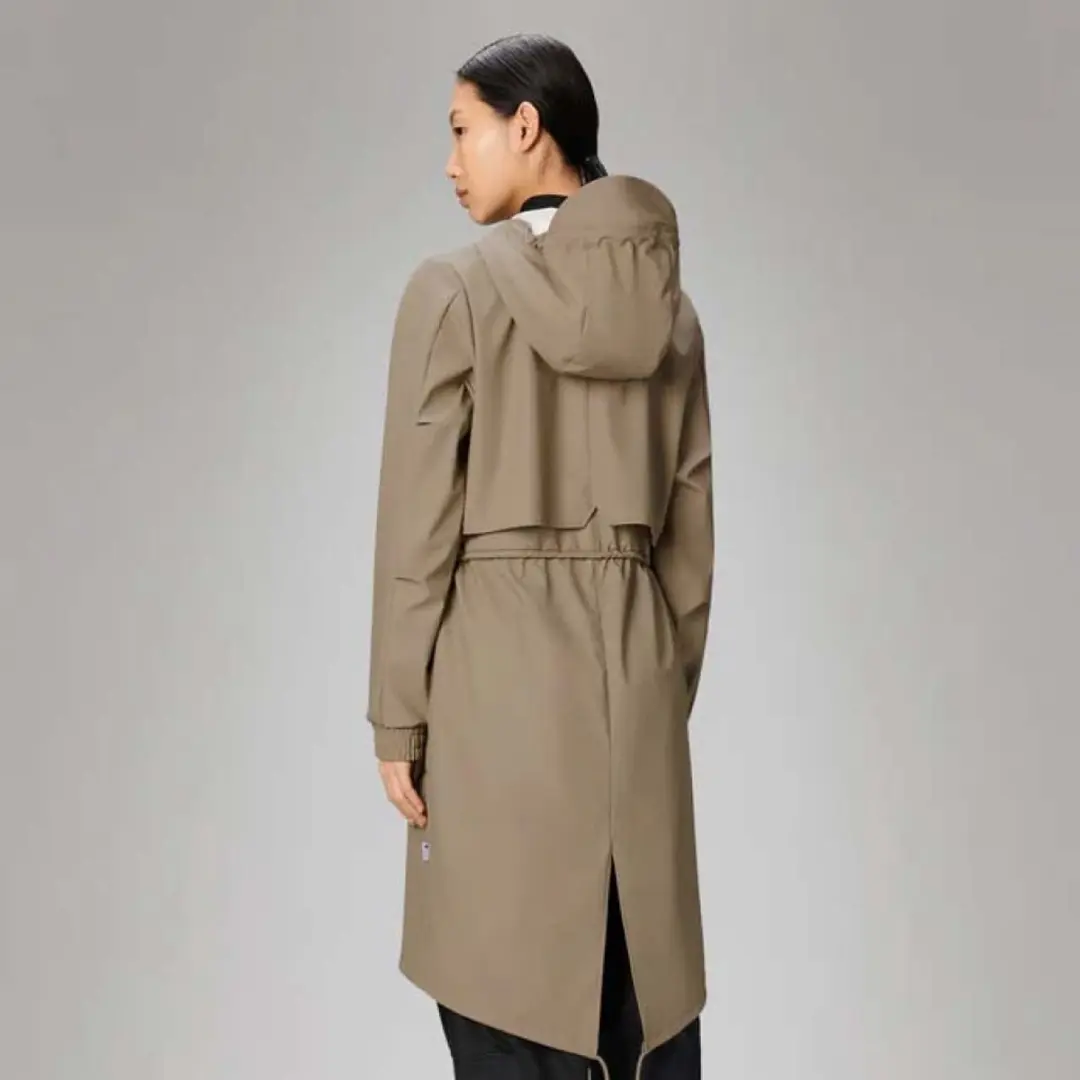 Rains String Parka Beige