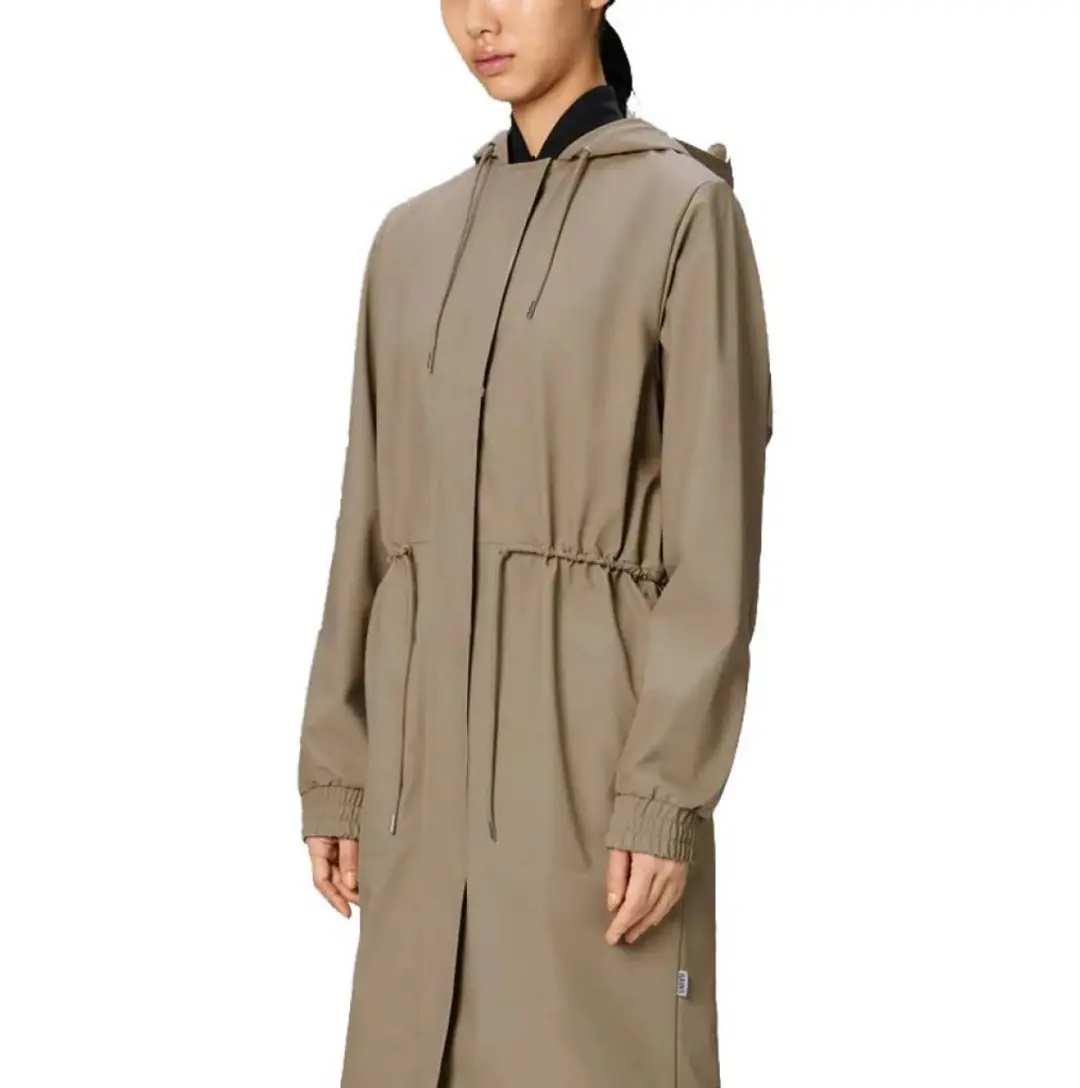 Rains String Parka Beige
