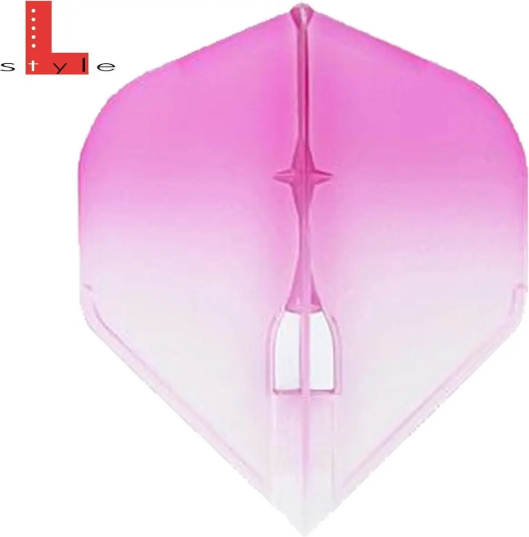 L-Style Champagne L3 Shape 2-Tone Dart Flights - Roze - 3 Stuks