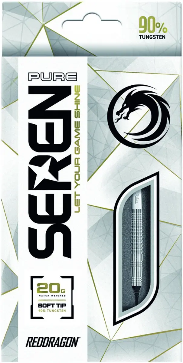 Red Dragon Seren 4 90% Darts - 3 Stuks - Zilver