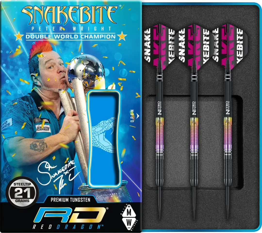Red Dragon Peter Wright Snakebite 2020 Edition Dartpijlen