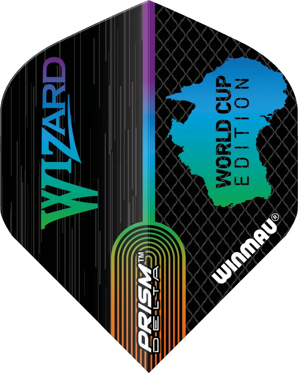Winmau Prism Delta Pro Design Simon Whitlock World Cup SE Dart Flights - 3 Stuks