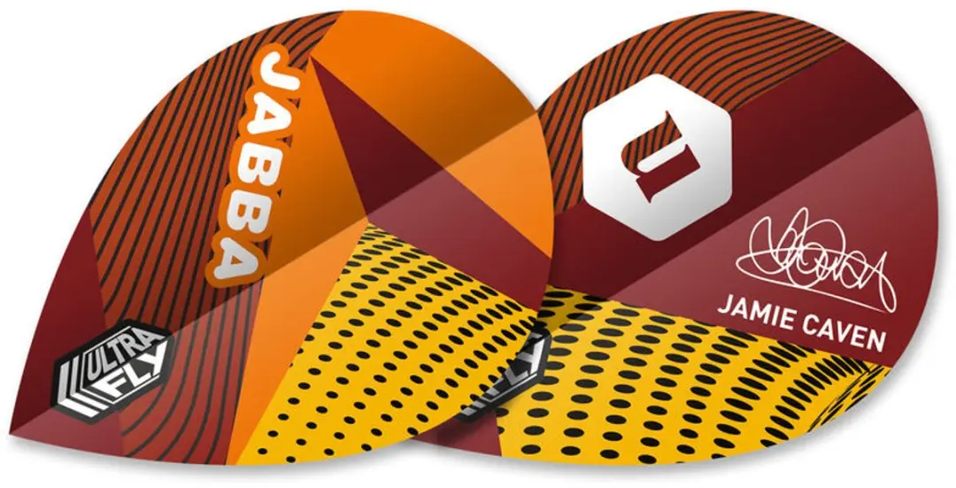 Unicorn UltraFly Jamie Caven Dart Flights 69554 - 3 Stuks - Oranje/Rood - afbeelding 2 van 2