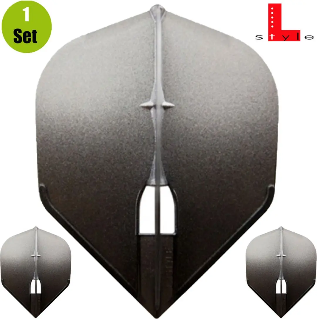 L-Style Champagne L3 Shape 2-Tone Dart Flights - Zilver
