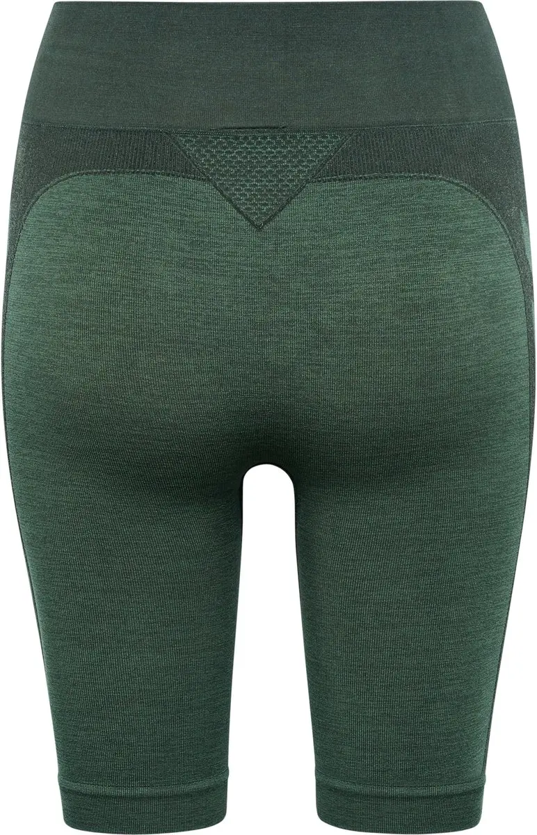 Hummel HMLCLEA Seamless Fietsbroek - XS - Climbing Ivy/Beetle Melange