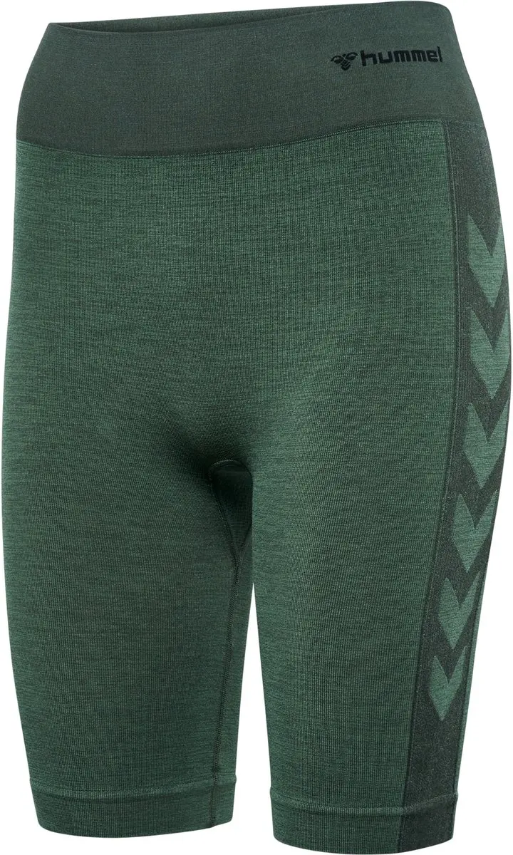 Hummel HMLCLEA Seamless Fietsbroek - XS - Climbing Ivy/Beetle Melange