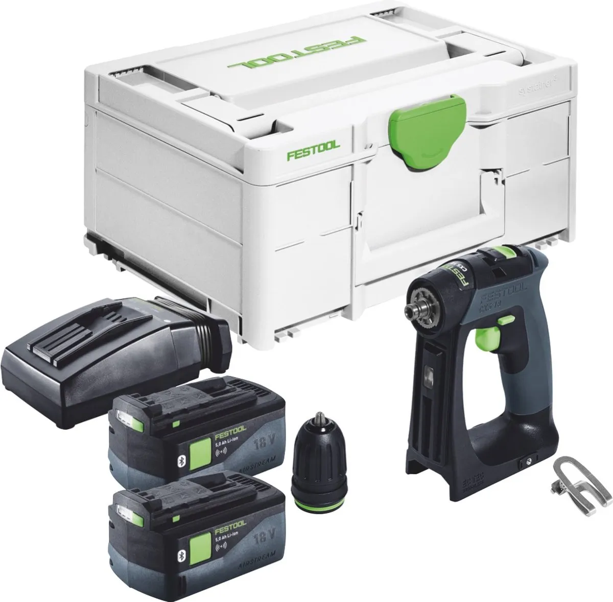 Festool CXS 18 Accuboormachine - 40 Nm - 2x 5.0 Ah Accu - afbeelding 5 van 6