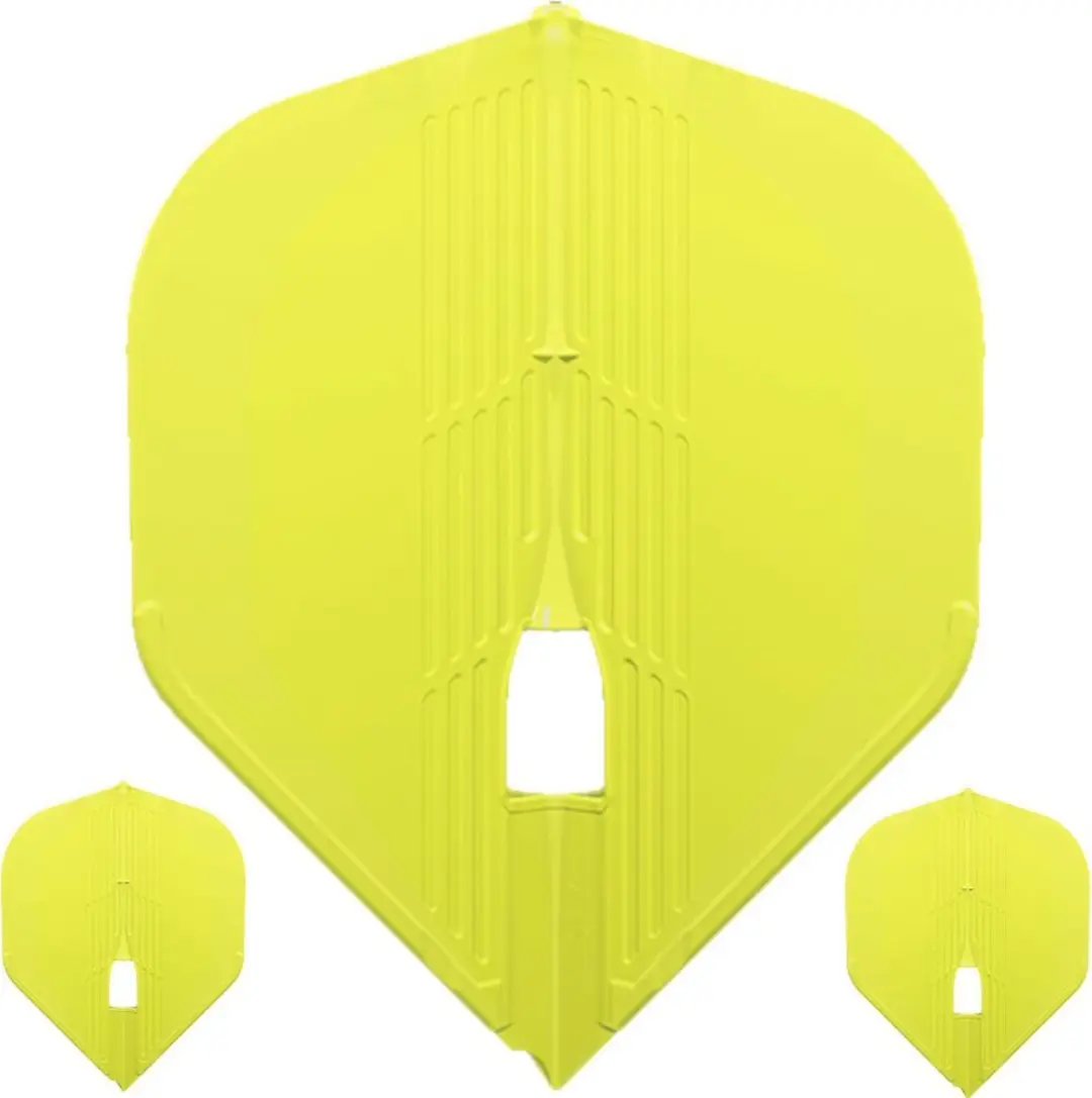 L-Style Champagne Kami L1 Pro Neon Geel Dart Flights FP5183
