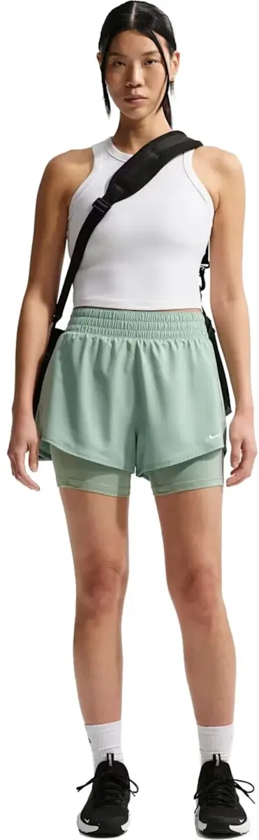 Nike One High-Waist Tight Short Dx6016-007 - XS - Zwart