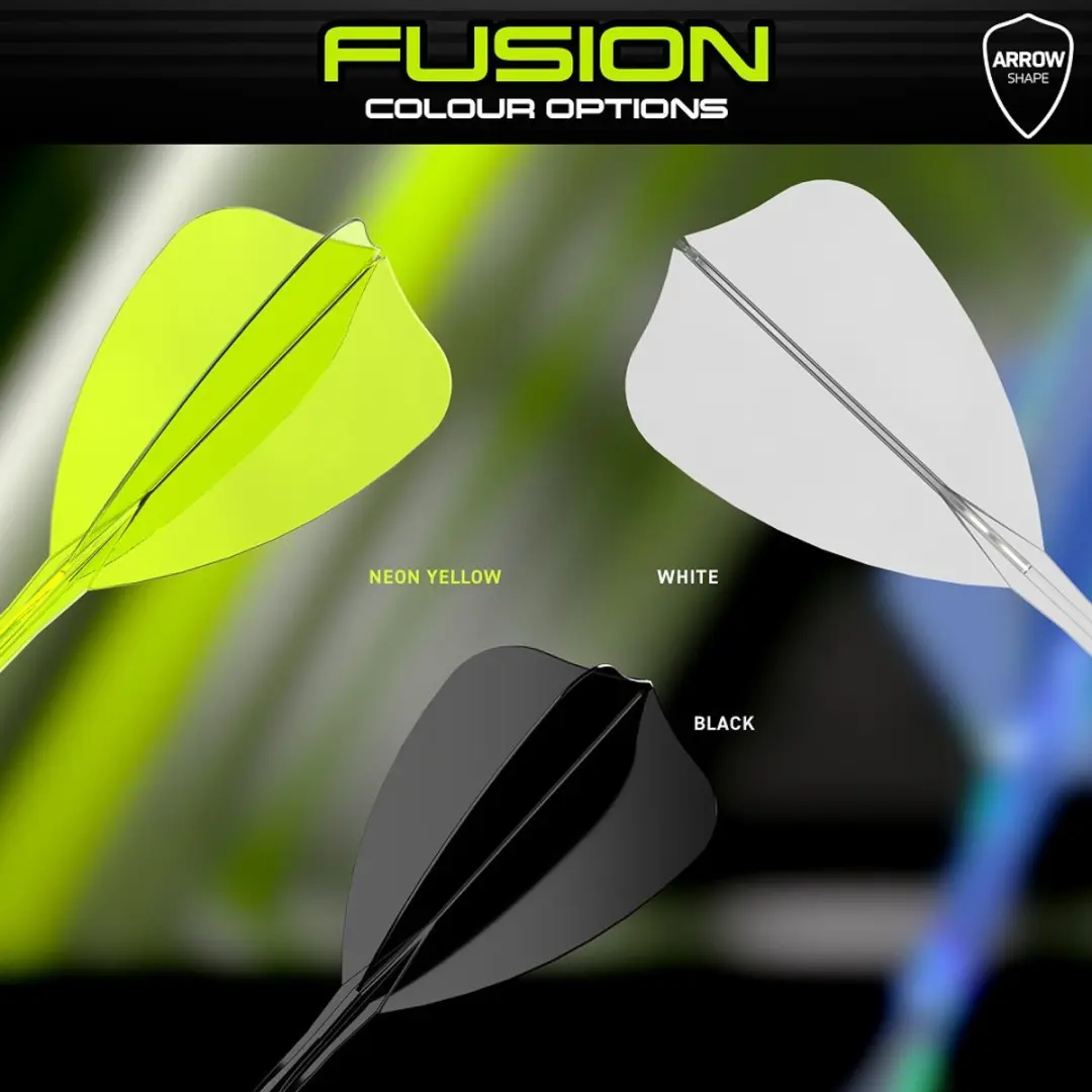 Winmau Fusion Arrow Clear Dart Flights - 3 Stuks