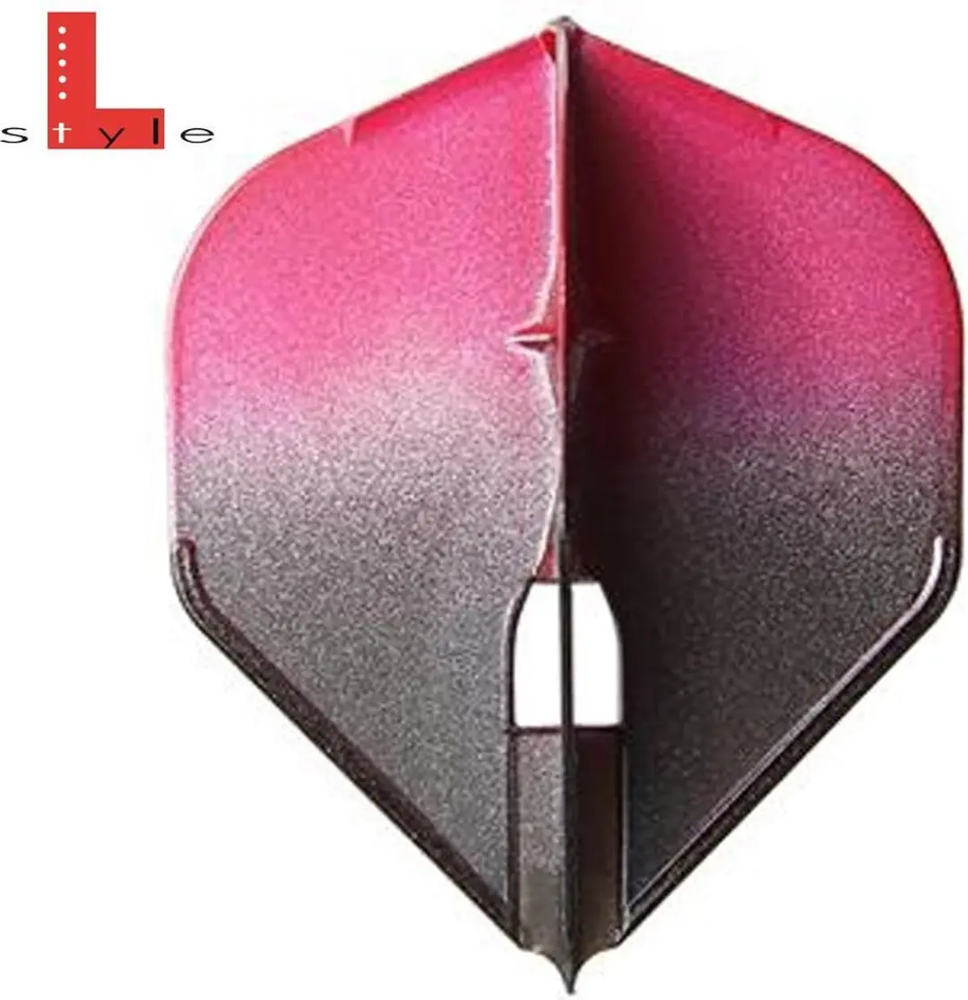 L-Style Champagne L3 Shape 2-Tone Dart Flights - Rood
