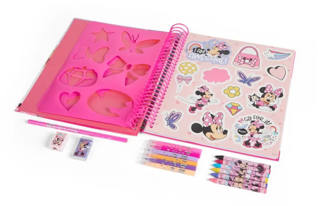 Disney Minnie Mouse Kleurboek - 16 Platen - Roze