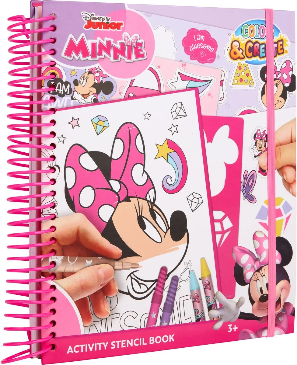Disney Minnie Mouse Kleurboek - 16 Platen - Roze