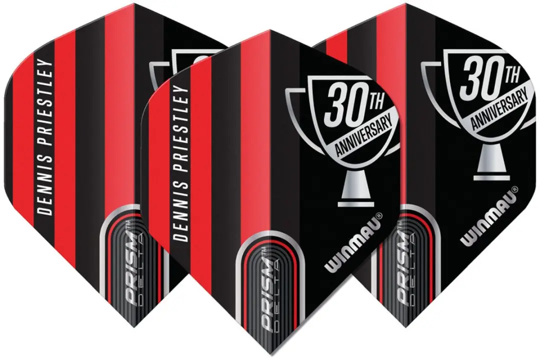 Winmau Prism Delta Dennis Priestley 30th Anniversary Dart Flights