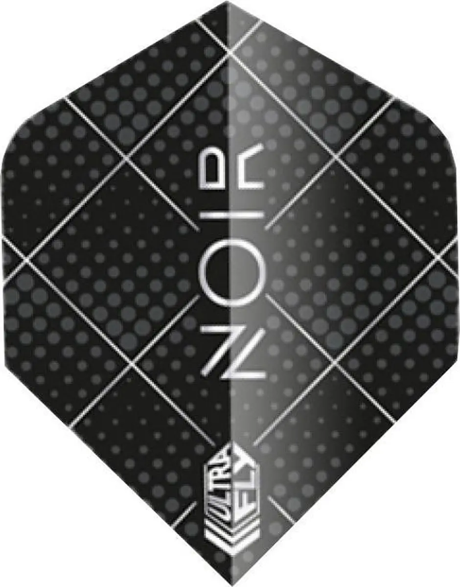 Unicorn UltraFly Noir Dot Big Wing Dart Flights 3 Stuks