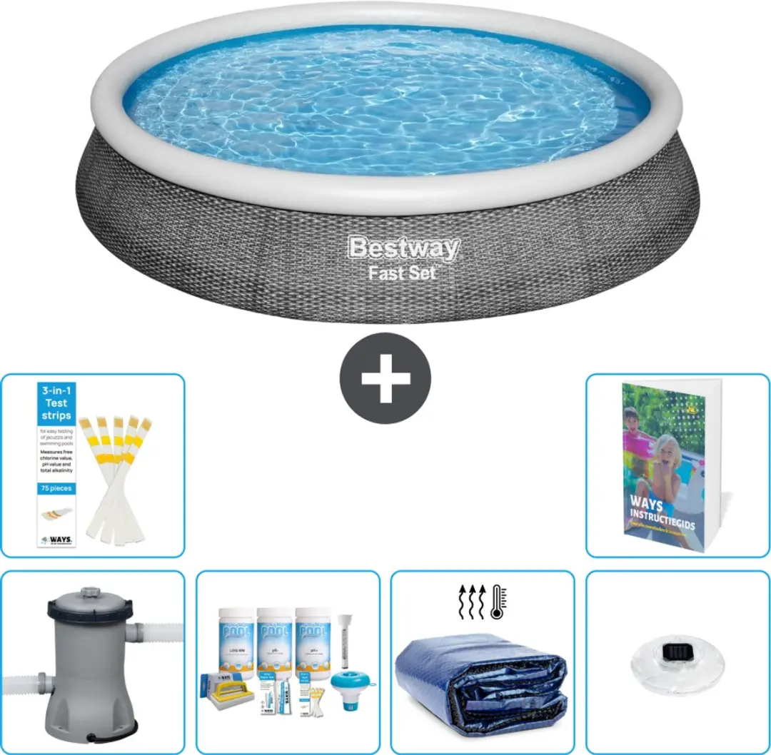 Bestway Fast Set Zwembad 396x84cm