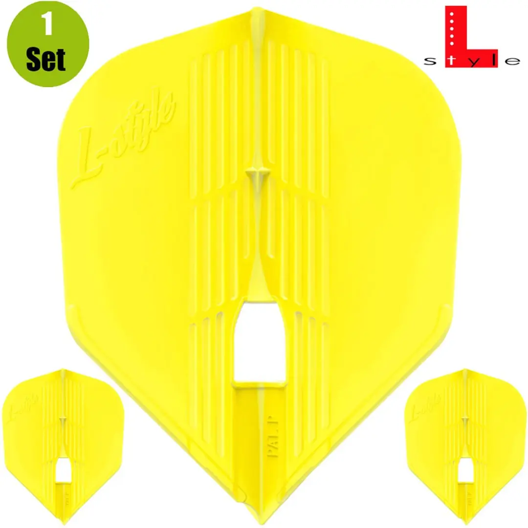 L-Style Champagne Flight Kami L3 Shape Geel FP5308 - 3 Stuks