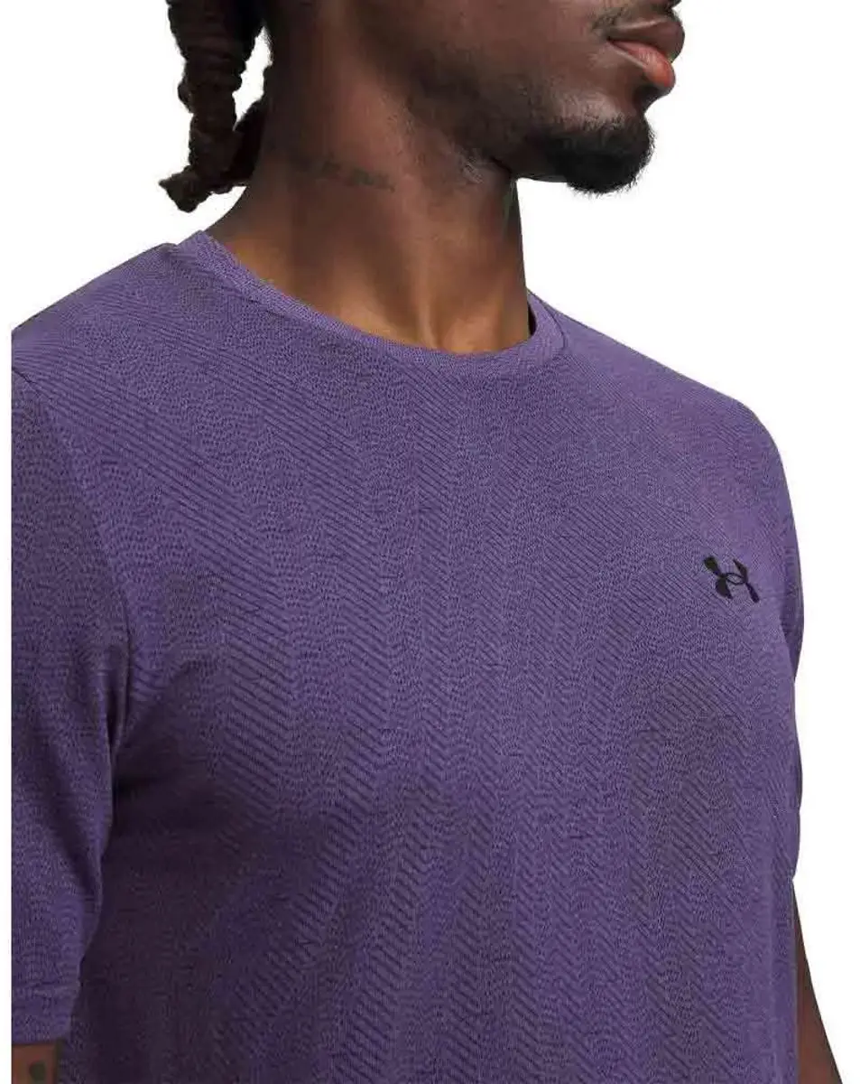 Under Armour Vanish Seamless Novelty T-shirt - Paars XL