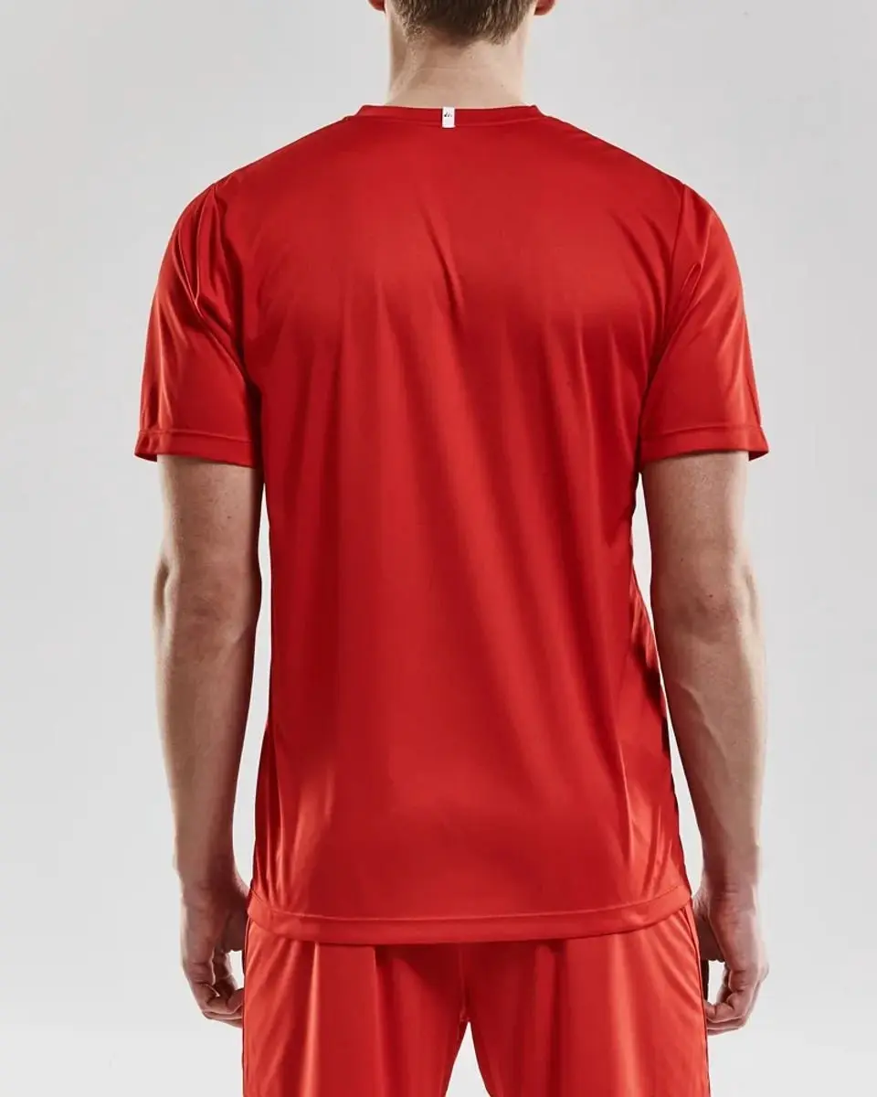 Craft Squad Heren T-shirt Korte Mouw - Rood - 3XL
