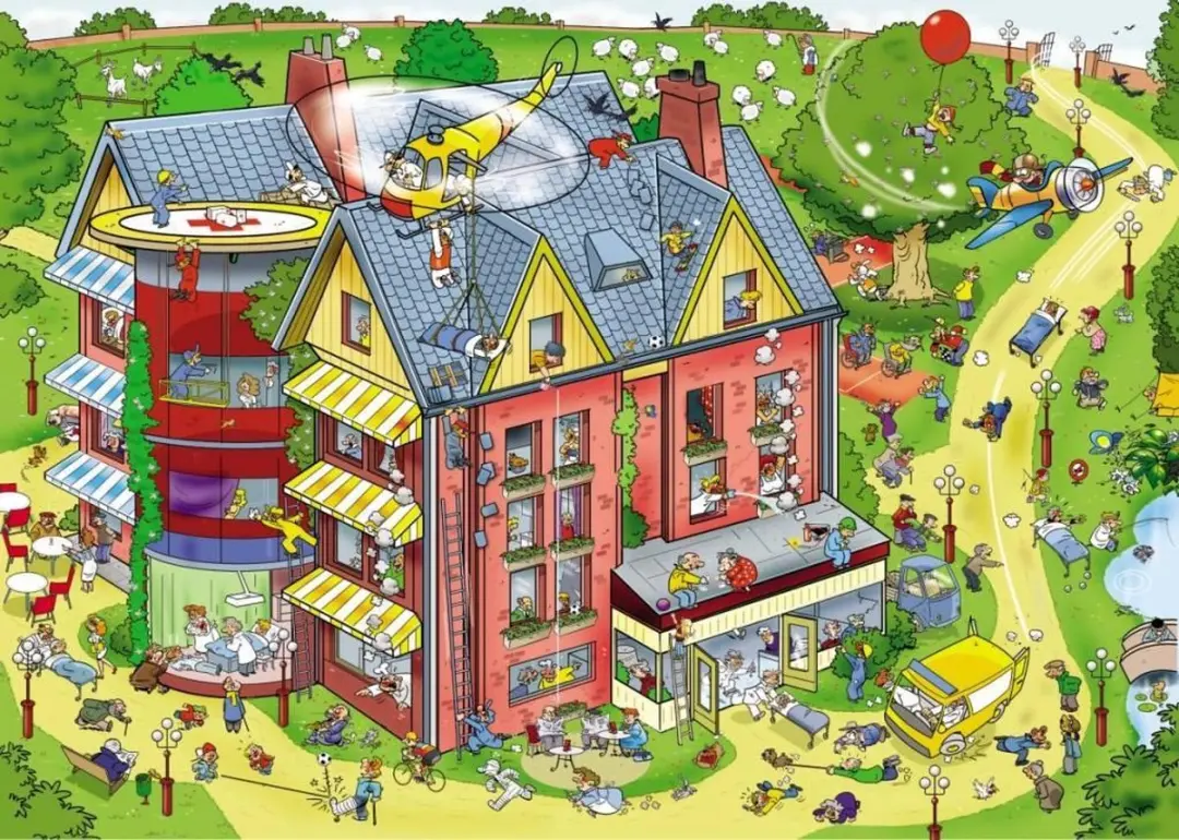 Goliath That's Life 1000 Puzzels - 1000 Stuks - Hospital