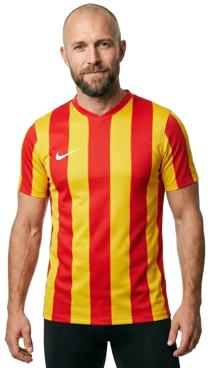 Nike Dvsn V T-shirt - M - University Red/Yellow