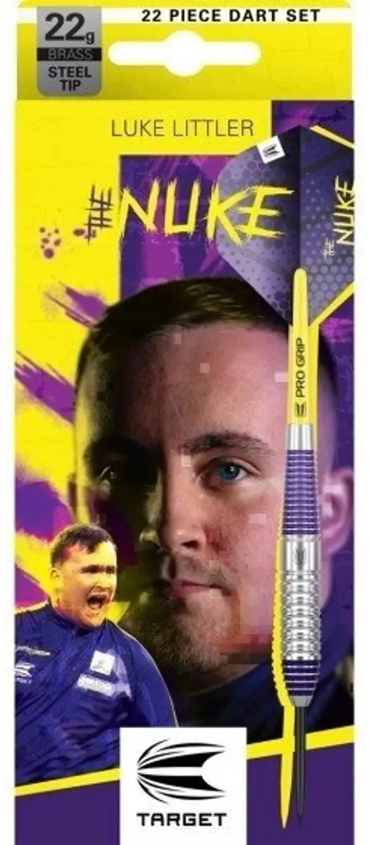 Target Luke Littler Brass Set Dartpijlen - 22-delig
