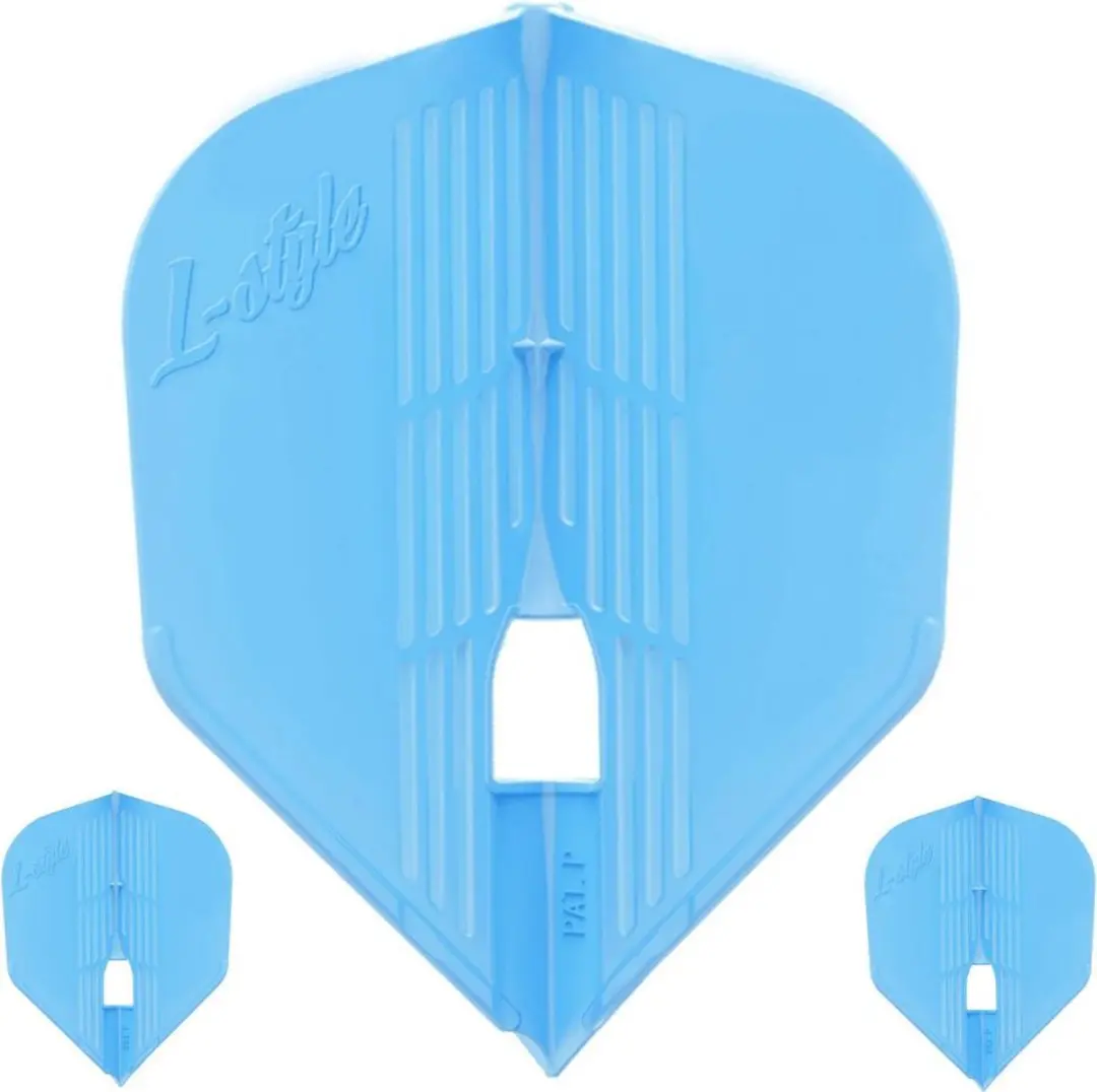 L-Style Champagne Flight Kami L3 Shape Light Blue FP5319 - 3 Stuks