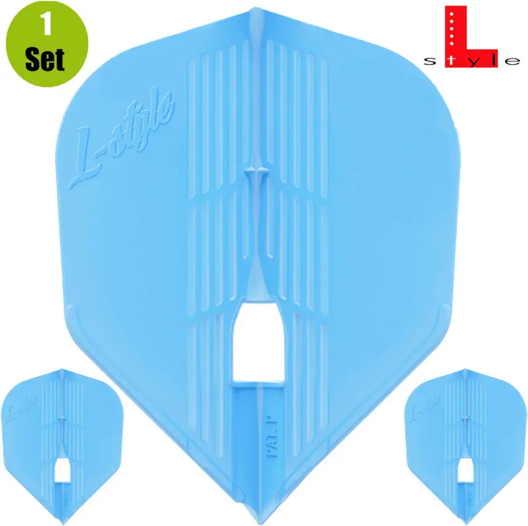 L-Style Champagne Flight Kami L3 Shape Light Blue FP5319 - 3 Stuks