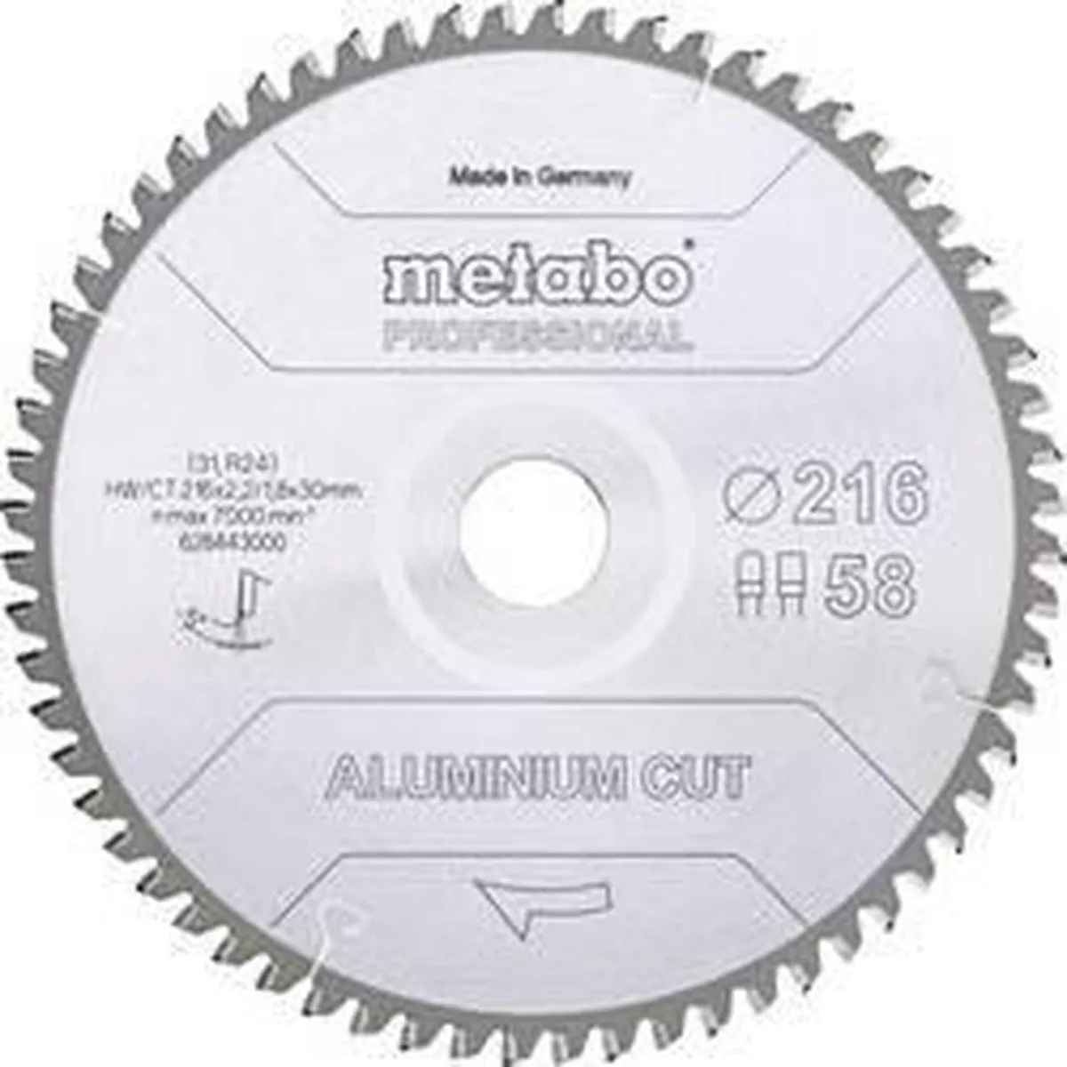 Metabo ALUMINIUM CUT PROFESSIONAL 628448000 Cirkelzaagblad 305mm