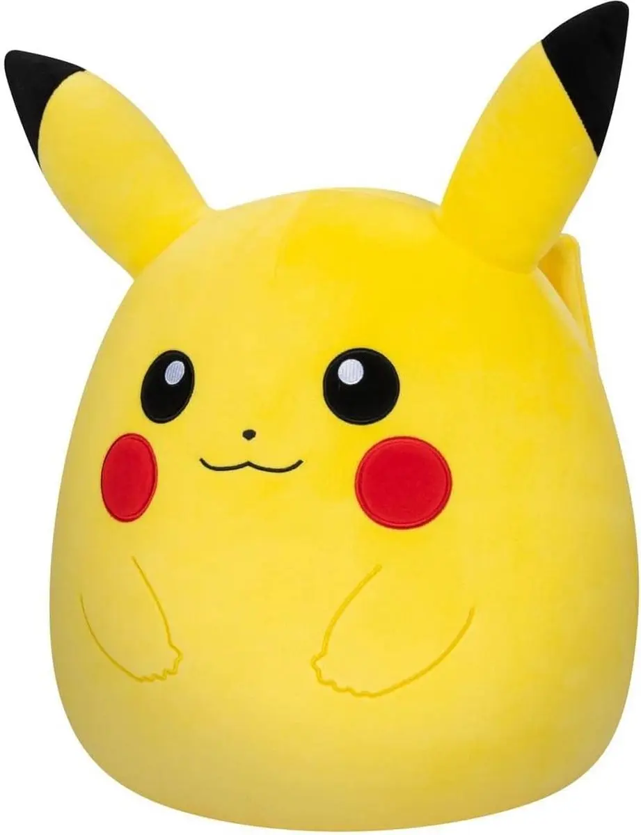 Squishmallows Pikachu Pluche Knuffel 30cm - Geel