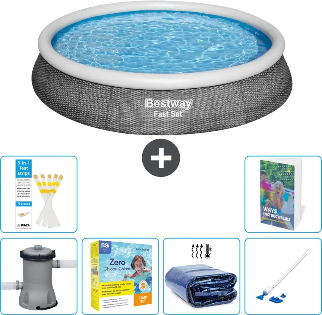 Bestway Fast Set Zwembad 396x84cm