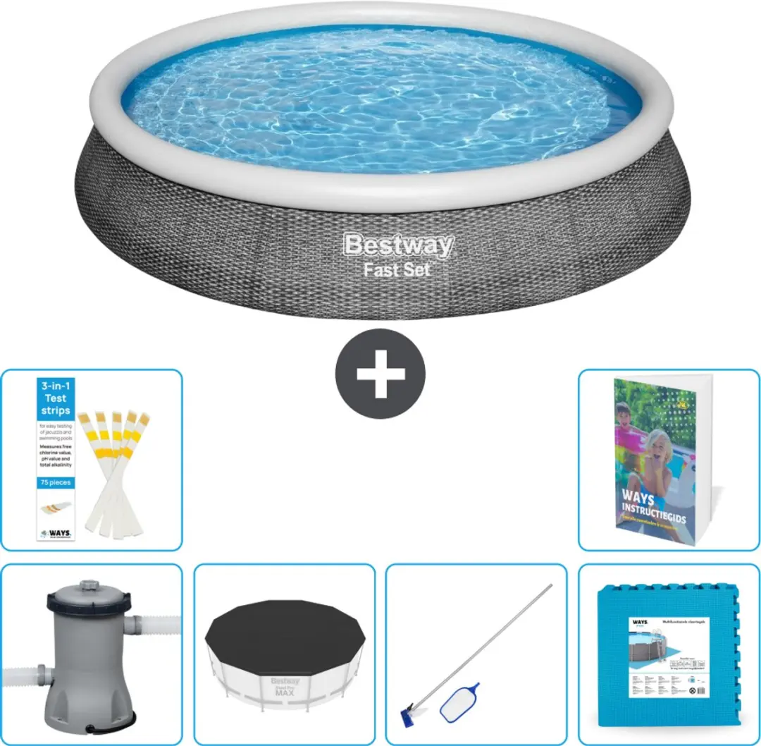 Bestway Fast Set Zwembad 396x84cm