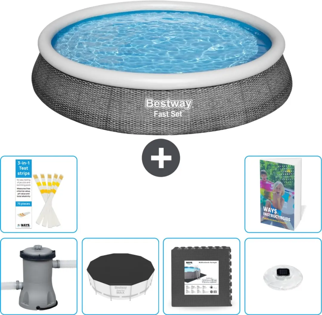 Bestway Fast Set Zwembad 396x84cm