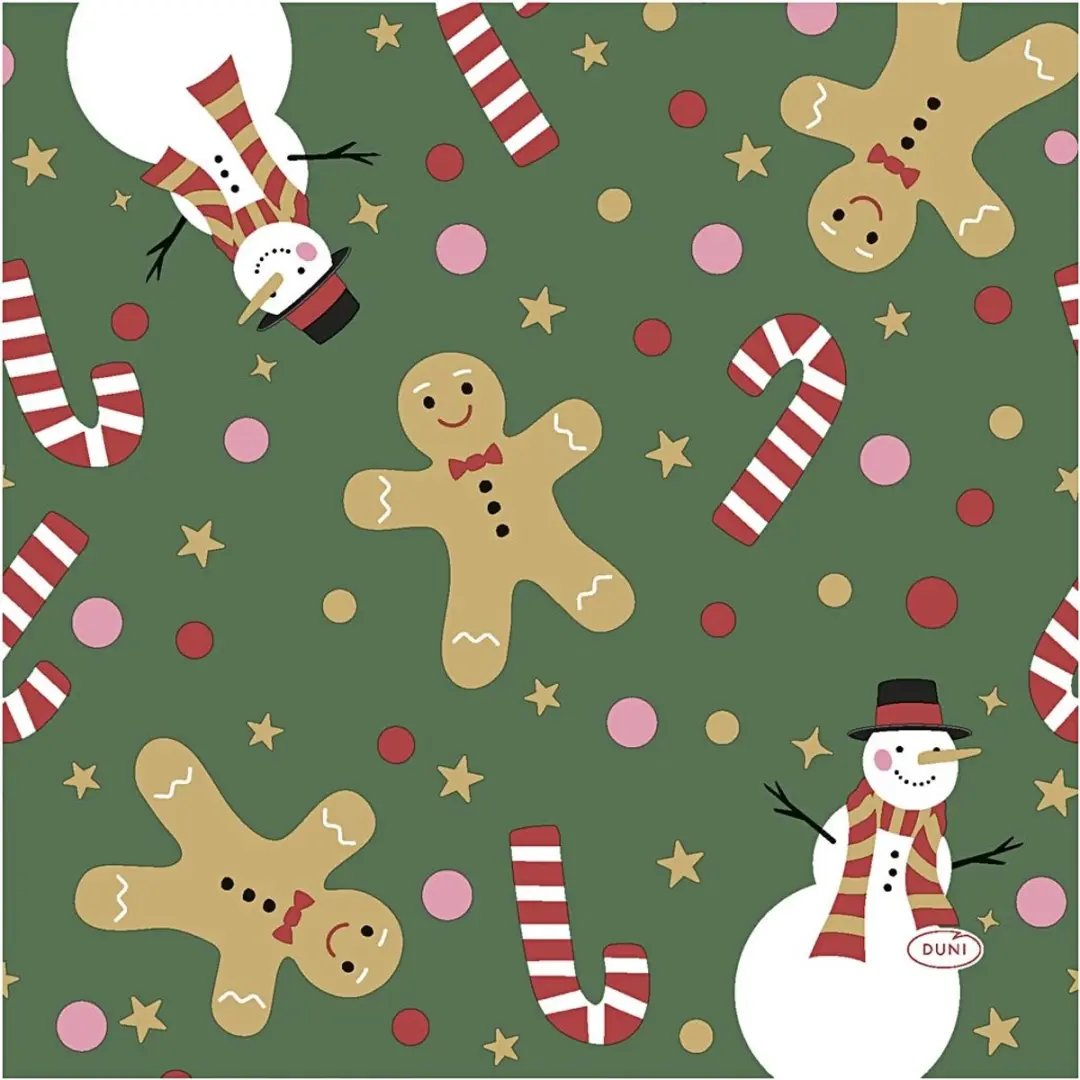 Creativ Company Kerstsnoep Papieren Servetten 33x33cm