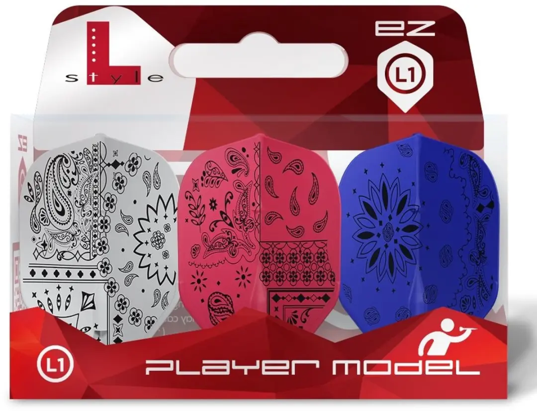 L-Style L1 EZ Tomonari Kurokawa Mix Dart Flights - 3 Stuks