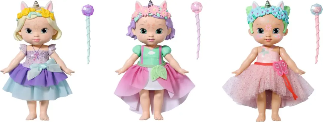 Baby Born Storybook Ivy & Eenhoorn 18cm - Meerkleurig - 3x AA