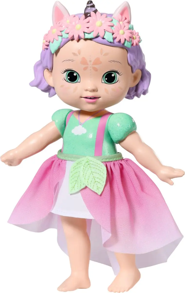 Baby Born Storybook Ivy & Eenhoorn 18cm - Meerkleurig - 3x AA
