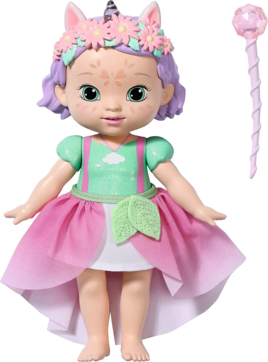 Baby Born Storybook Ivy & Eenhoorn 18cm - Meerkleurig - 3x AA
