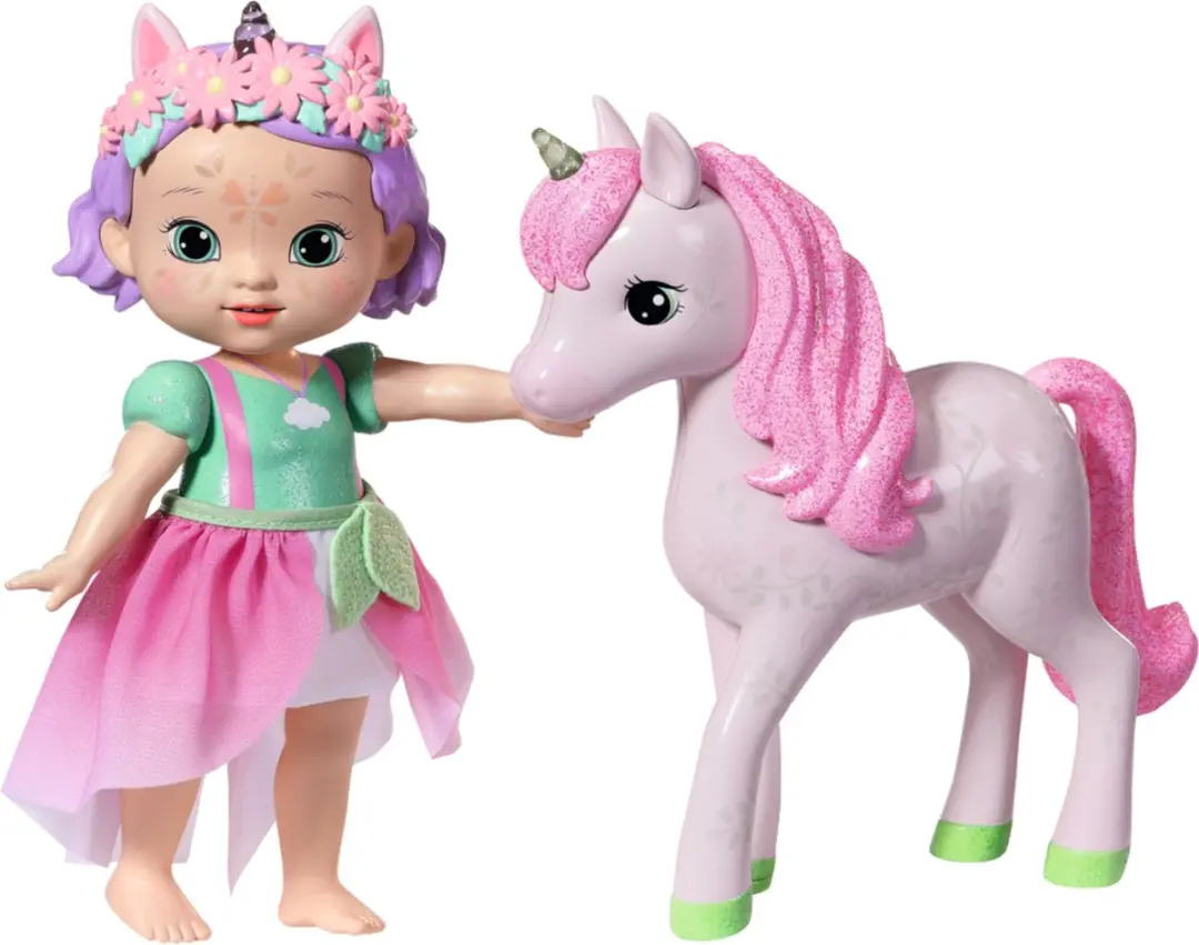 Baby Born Storybook Ivy & Eenhoorn 18cm - Meerkleurig - 3x AA