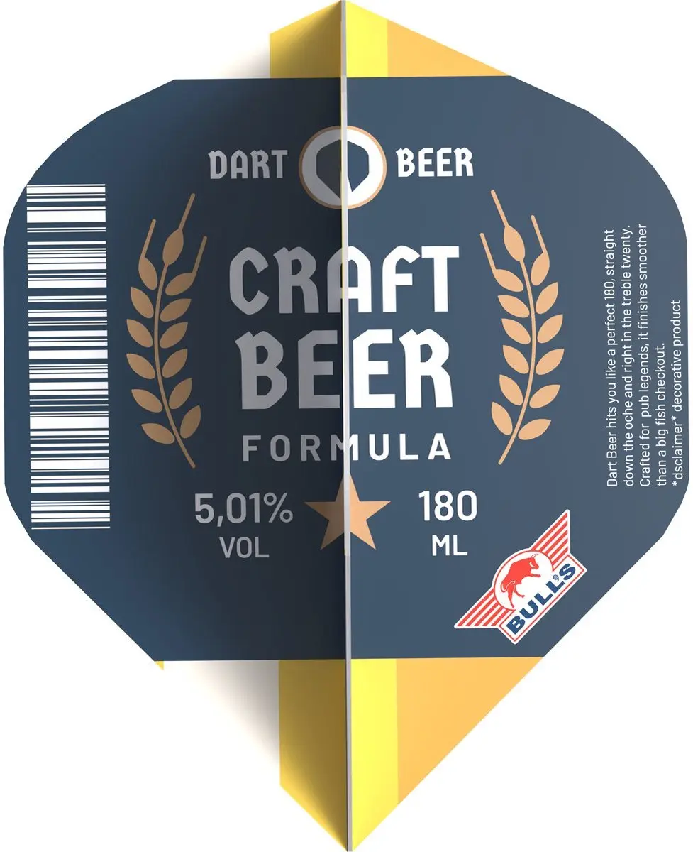 Bull's Beer Craft NO2 Dart Flights BU-51070
