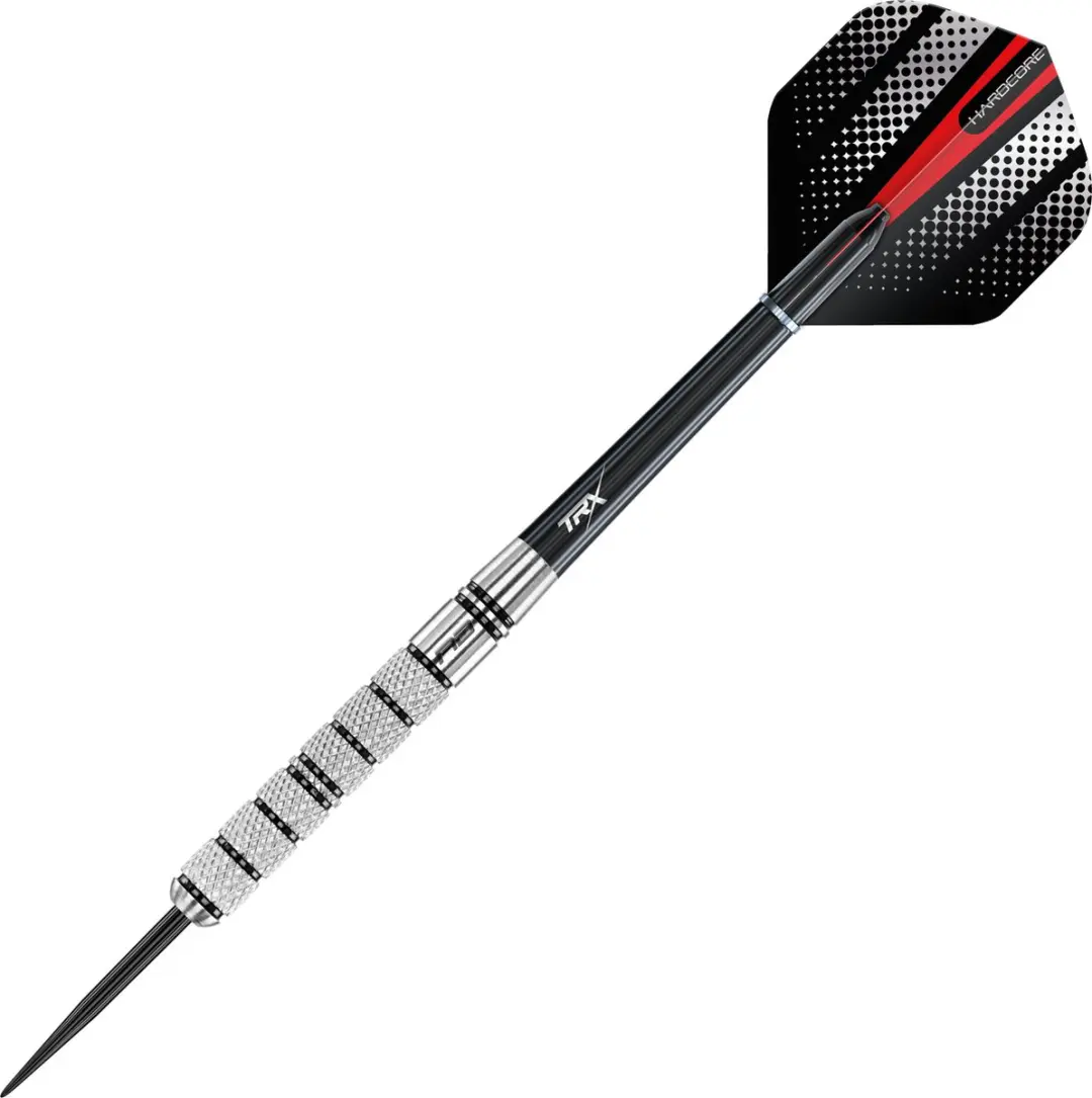 Red Dragon Crusader 80% Dartpijlen 3 Stuks - Zilver/Zwart