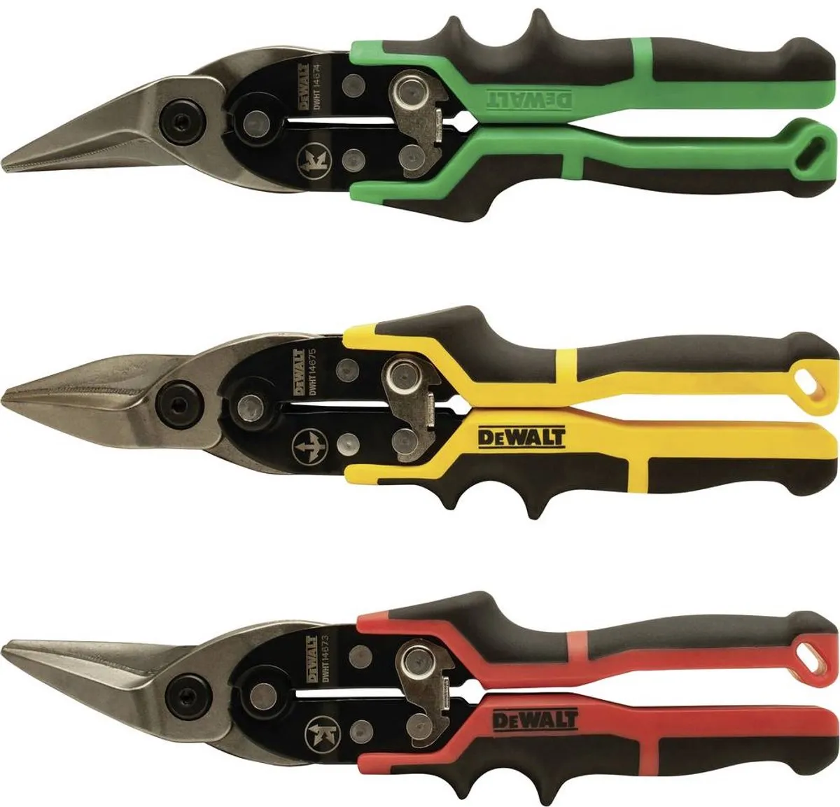 DeWalt ERGO Plaatschaar Set 3 Stuks - DWHT14676-0