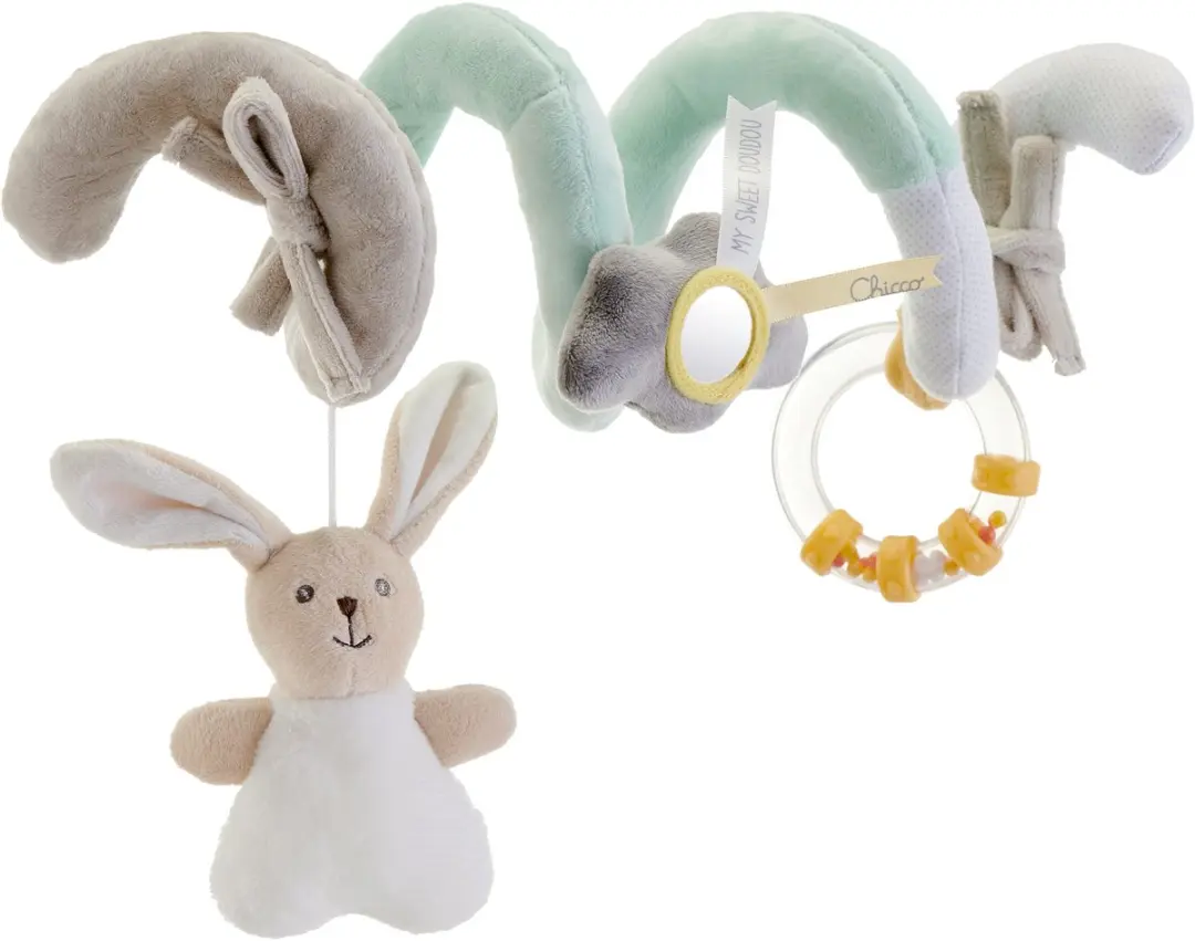 Chicco My Sweet Doudou Speelgoedspiraal Wandelwagen - Beige/Groen