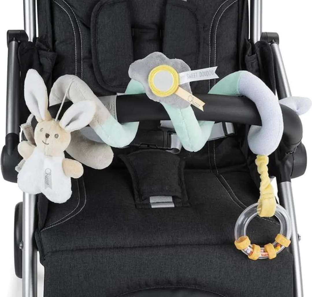 Chicco My Sweet Doudou Speelgoedspiraal Wandelwagen - Beige/Groen