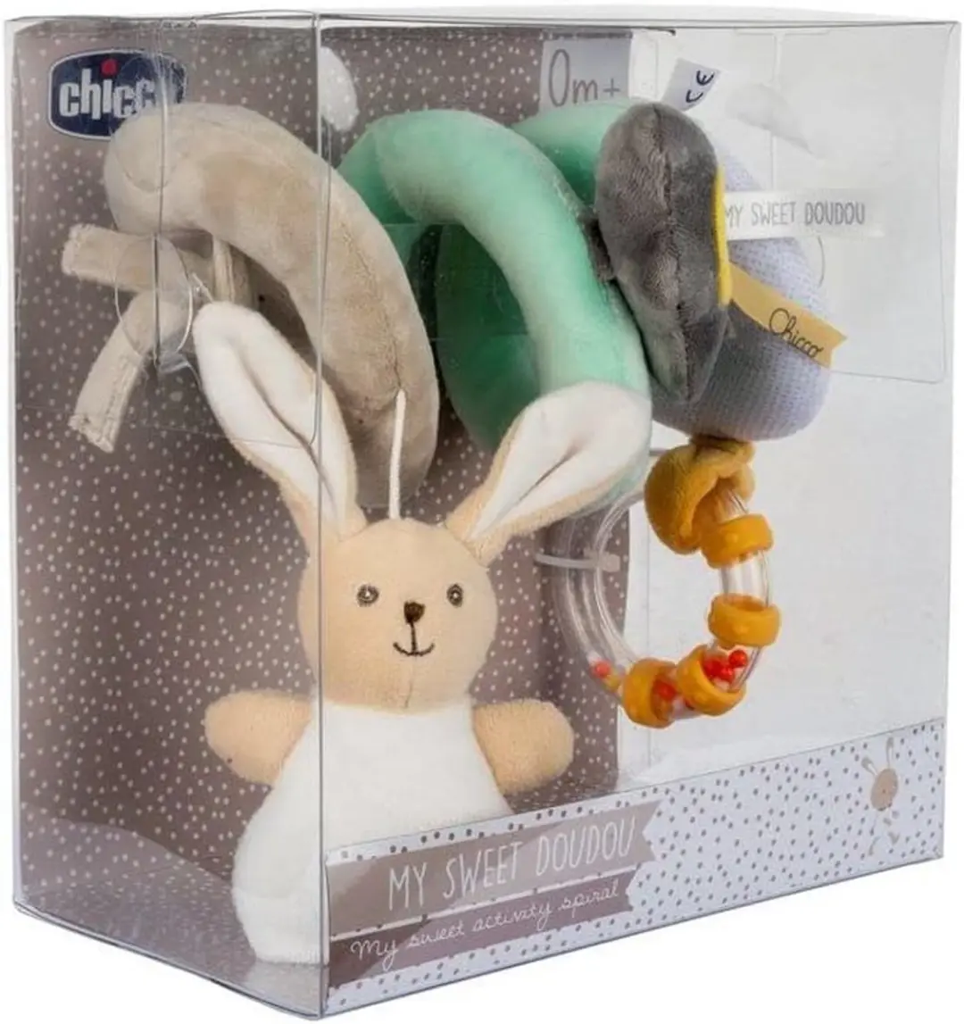 Chicco My Sweet Doudou Speelgoedspiraal Wandelwagen - Beige/Groen