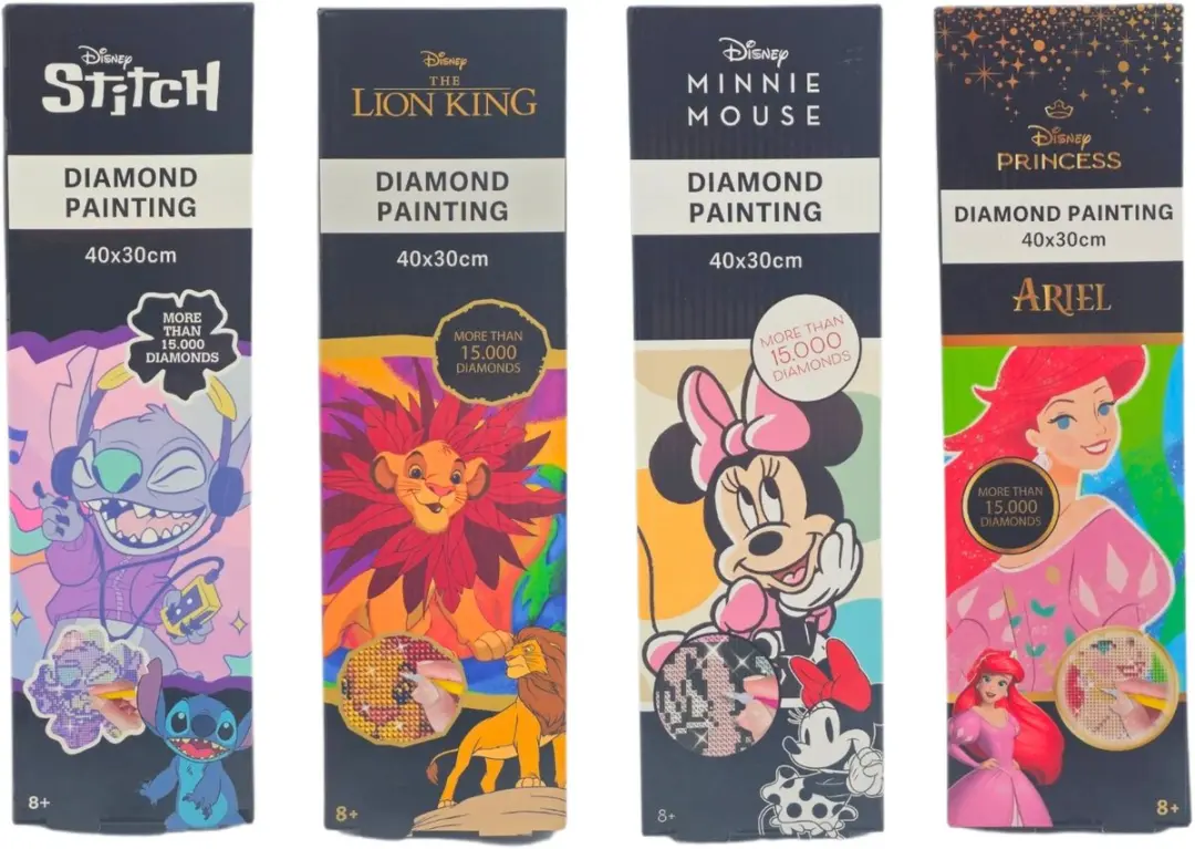 Disney The Lion King Diamant Schilderij 30x40cm - Multicolor