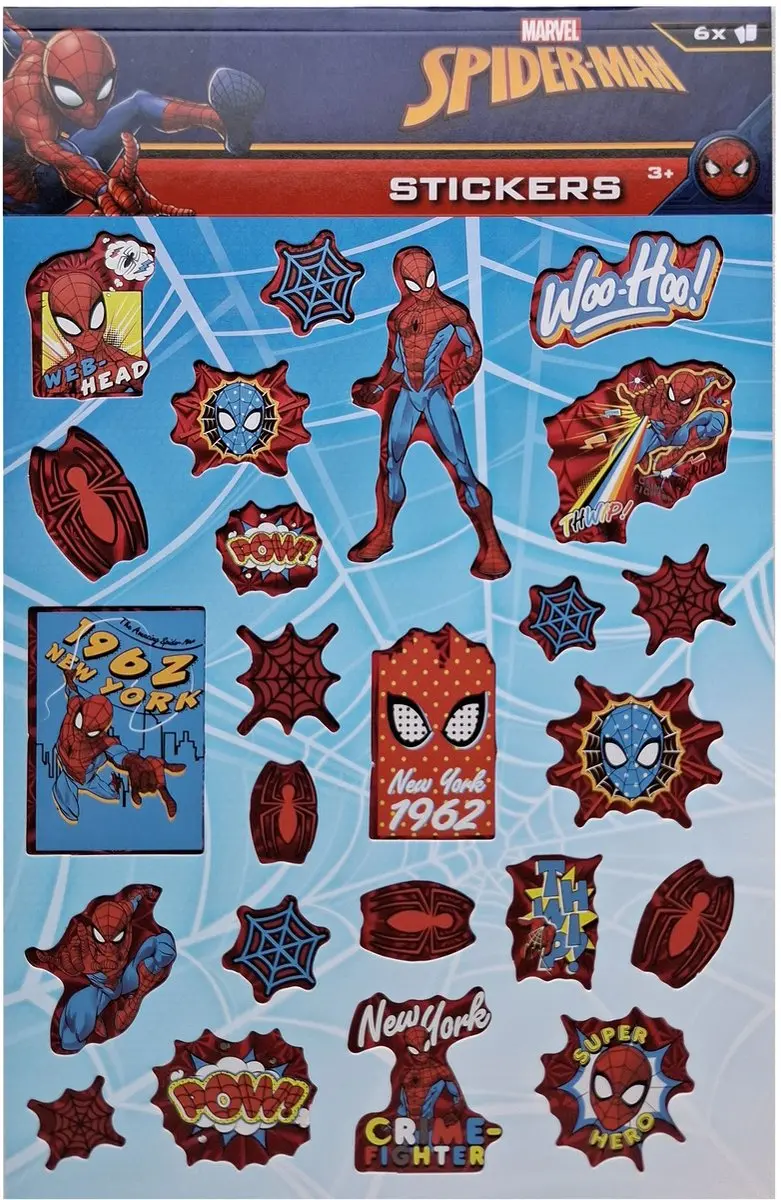 Spider-Man Stickers 120 Stuks