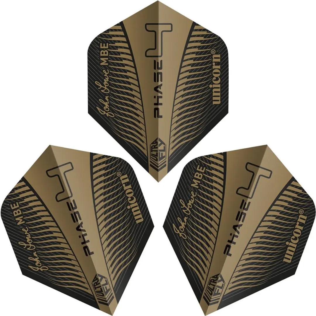 Unicorn Ultrafly John Low Gold Phase 4 Dart Flights